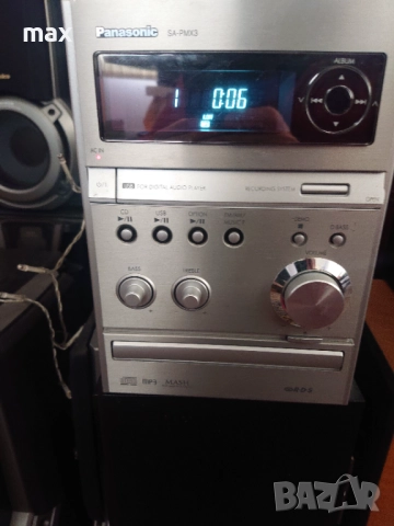 Panasonic pmx3 аудио система от висок клас,пълен комплект .