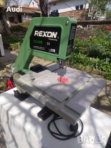 Настолен банциг REXON BS-10R Мощност: 250W  1.2А  / 230V Максимален срез 100мм / 10см Алуминиев рабо, снимка 11 - Циркуляри - 45112380
