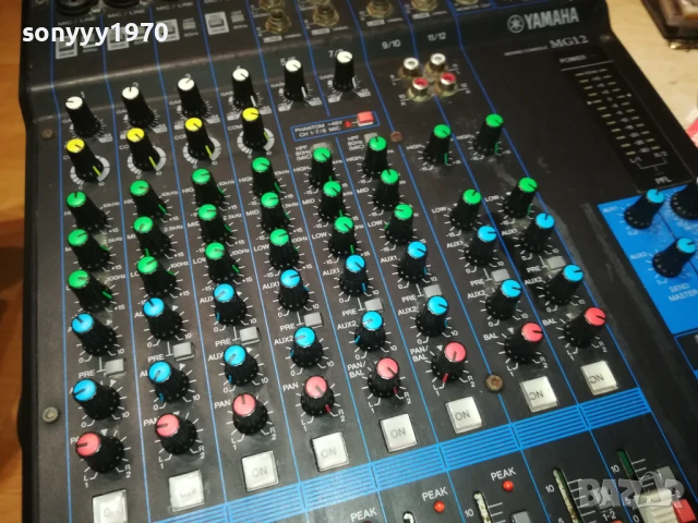 YAMAHA MG12 MIXING CONSOLE-1207252055, снимка 8 - Ресийвъри, усилватели, смесителни пултове - 51000406