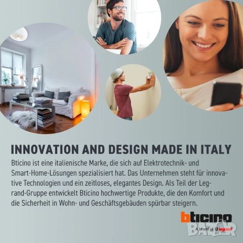 НОВ Bticino 344642 Smart WiFi видео домофон 7 Touch Screen монитор, снимка 12 - Друга електроника - 53775454