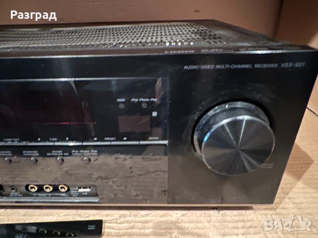 Усилвател,ресийвър  PIONEER  VSX - 921-K , снимка 5 - Ресийвъри, усилватели, смесителни пултове - 45239146