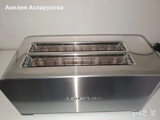 Тостер Taurus MY TOAST DU.LEG 2R Неръждаема стомана 1400 W, снимка 2 - Тостери - 48245865