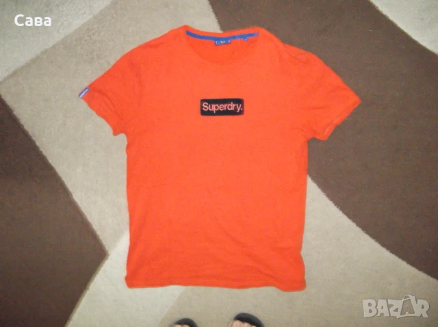 Тениска и потник SUPERDRY  мъжки,М-Л, снимка 3 - Тениски - 51067769