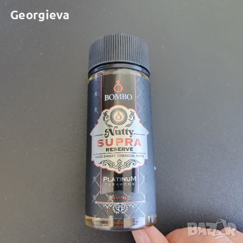 E-liquid Bombo Nutty Supra Reserve. 100 ml, снимка 4 - Други - 45917942