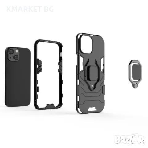 Apple iPhone 13 mini Удароустойчив Ring Holder Калъф и Протектор, снимка 4 - Калъфи, кейсове - 48159641