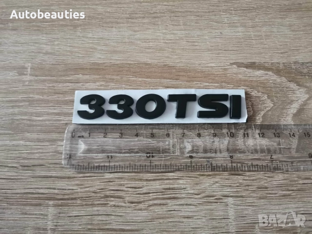 черна емблема Volkswagen 330 TSI , снимка 6 - Аксесоари и консумативи - 52636719