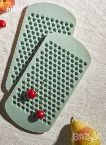 Малки капси пчелна пита килийки пирамиди силиконов молд форма фондан шоколад гипс 