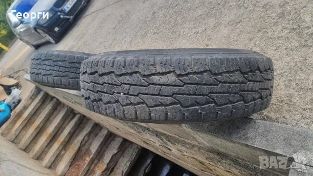 чифт джанти с гуми Nokion 235/85 R16 m+s dot18- джип Great Wall, снимка 2 - Гуми и джанти - 47236845