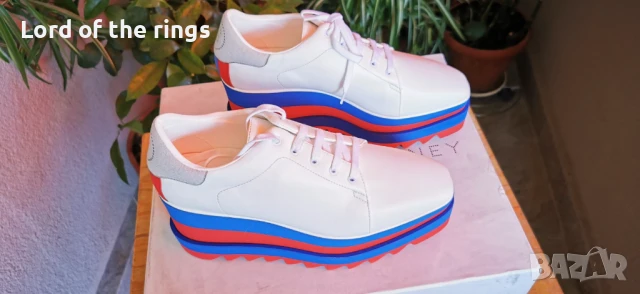 Оригинални маркови дамски сникърси/маратонки STELLA McCARTNEY-37 номер, снимка 2 - Дамски ежедневни обувки - 51235508