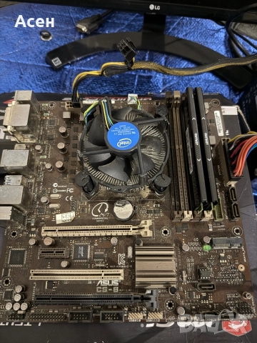  Дънна платка ASUS CS-B, LGA 1150 И процесор Intel Core i5-4590S 4-Core 3GHz LGA1150 И ram 16 gb, снимка 3 - Части за лаптопи - 40570275