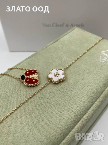 Златни сетове модел ДЕТЕЛИНА - 14К, снимка 16 - Колиета, медальони, синджири - 50461435