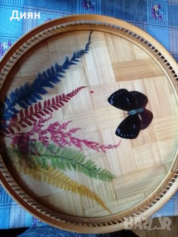 Бамбуков комплект със Пеперуди , снимка 2 - Други - 45632498