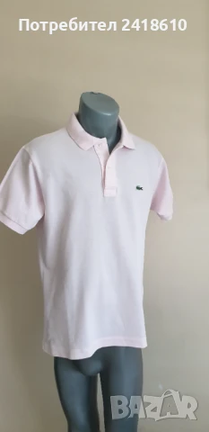Lacoste Pique Cotton Classic Fit Mens Size 4 - M  НОВО!   ОРИГИНАЛ! Мъжка Тениска!, снимка 7 - Тениски - 50809532