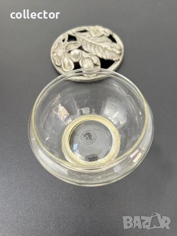 Френска стъкленица за потпури / ароматизатор. №8030, снимка 4 - Антикварни и старинни предмети - 53982909
