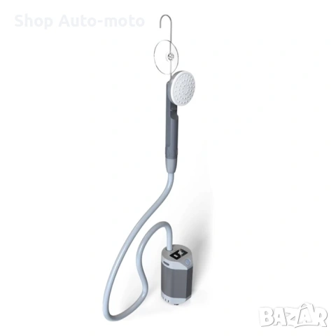 Портативен къмпинг душ Automat, С помпа, За МПС, USB 5V, снимка 4 - Къмпинг мебели - 53930190