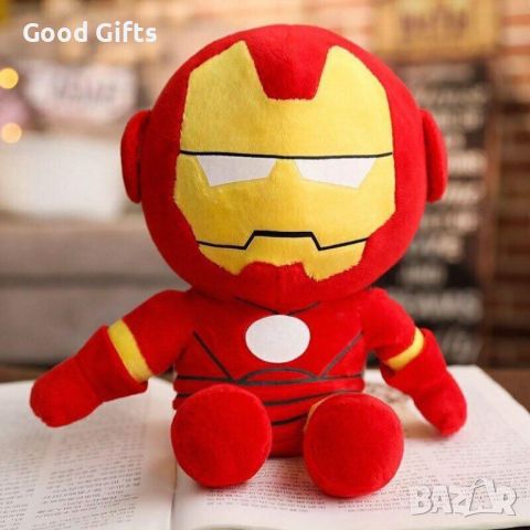 Плюшена играчка Железния човек Ironman, 25см, снимка 1 - Плюшени играчки - 45432979