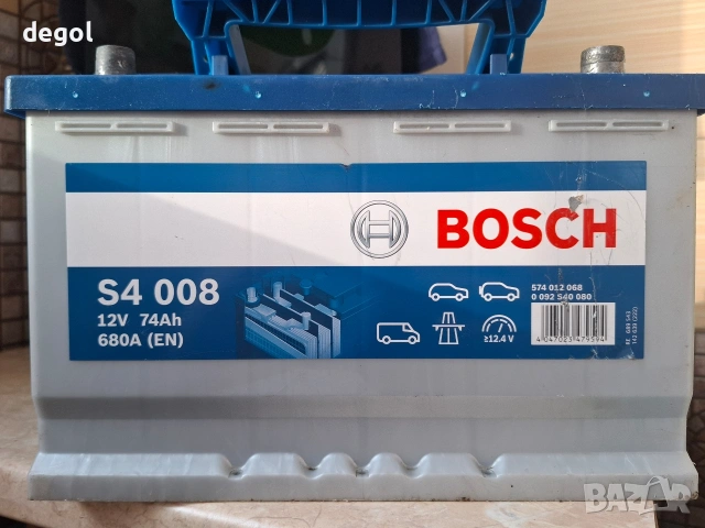 Акумулатор Bosch 12V 74ah 680A