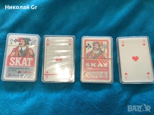 Карти за игра SKAT не се използва  цена за брой 