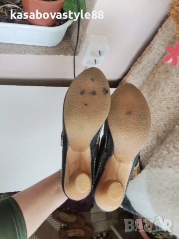 Елегантни Обувки Chocolate 38 Естествена кожа  н. , снимка 13 - Дамски обувки на ток - 53980752