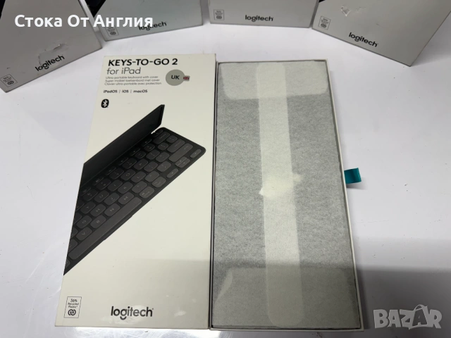 Клавиатура безжична - Logitech Keys to Go 2, снимка 2 - Клавиатури и мишки - 53824888