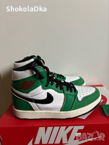 Jordan 1 Lucky green 37,5, снимка 3 - Кецове - 46725852