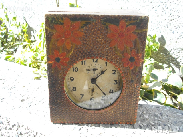 КОЛЕКЦИОНЕРСКИ СТАР БУДИЛНИК GUSTAV BECKER + КУТИЯ