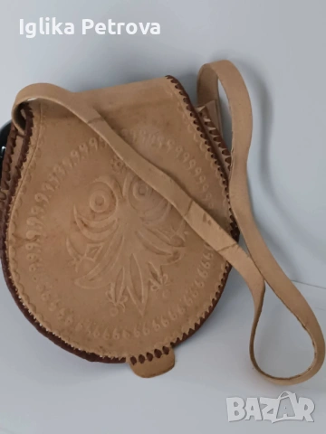 Чанта естествена кожа , снимка 5 - Антикварни и старинни предмети - 54069804