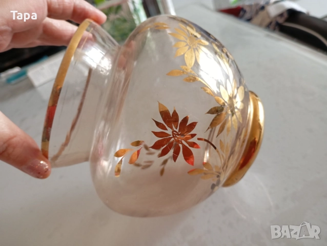 Нестандартна ваза, снимка 4 - Антикварни и старинни предмети - 51466471