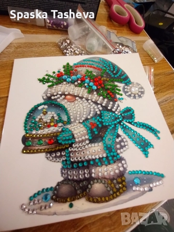 Диамантени коледни картички , снимка 14 - Други - 52764319