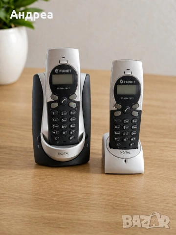 Стационарни телефони Panasonic, Alcatel, Funet, снимка 6 - Други - 54092833