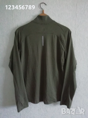 Nike DF Aeroreact Half Zip Cargo Khaki Reflective Silv оригинална нова Running Drill Top L , снимка 2 - Спортни дрехи, екипи - 52714891