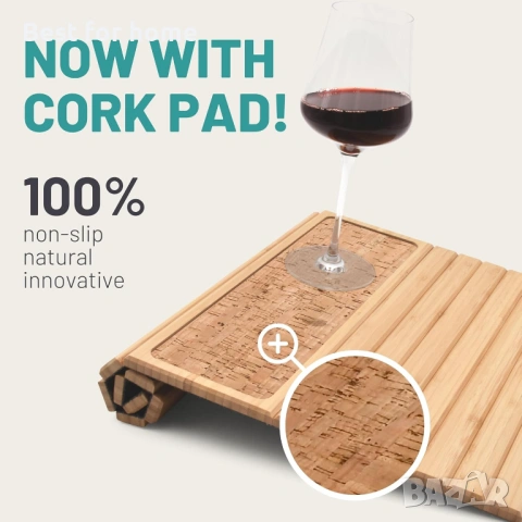 D&D Living® Гъвкава подложка за диван с неплъзгаща се коркова подложка, снимка 4 - Други стоки за дома - 53852599