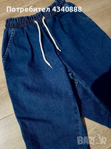 Дънки тип jogger с ластичен колан, снимка 3 - Дънки - 51737069