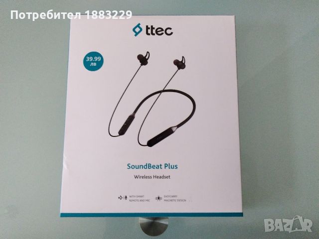 TTEC SoundBeat Plus СЛУШАЛКИ, снимка 3 - Bluetooth слушалки - 45955935