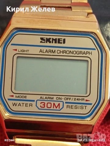 Винтидж електтронен часовник много красив перфектно състояние 53638, снимка 3 - Антикварни и старинни предмети - 53401053