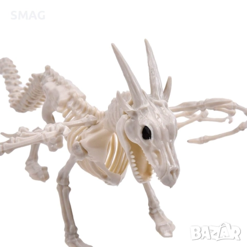 Halloween / Хелоуин реалистичен скелет – дракон 25x34x16см_1217542, снимка 2 - Декорация за дома - 52008959