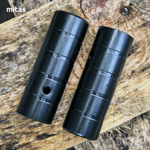 Пегове за БМХ велосипед, Комплект, Стоманени колчета, Ос 3/8", 110х38mm, снимка 12 - Аксесоари за велосипеди - 53045293