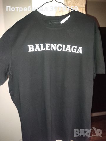 balenciaga нови маркови  тениски от памук лято 2024 , снимка 3 - Тениски - 45569127