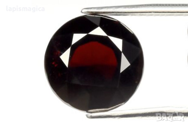 Спесартин гранат 6.27ct 10.2mm Кръгла шлифовка