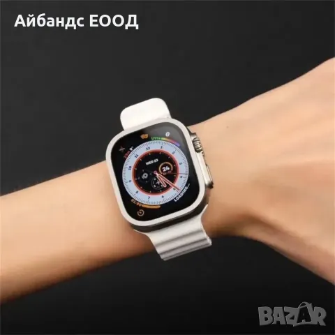 Стъклен протектор с титаниевa рамка за Apple Watch ULTRA, снимка 7 - Други - 49421708