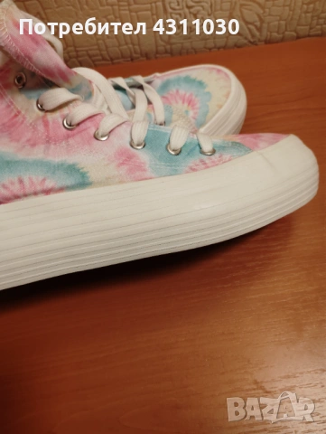 Високи цветни кецове нови, номер 41, снимка 7 - Кецове - 53427683