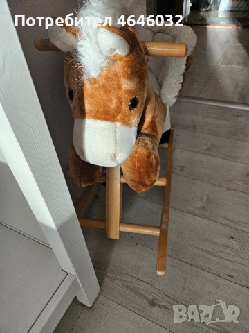 Детско дървено люлеещо се столче, снимка 4 - Детски люлки - 52558600