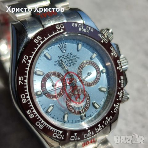 Мъжки луксозен часовник Rolex Daytona Platinum  116506, снимка 14 - Мъжки - 46806256