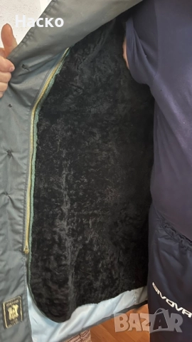 Мъжка шуба Л размер, снимка 4 - Якета - 52015858