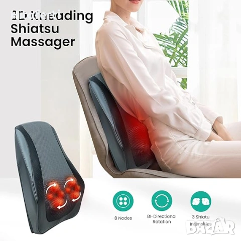 Масажор за гръб Snailax sl-128, снимка 2 - Масажори - 53759751