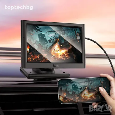Мултимедия Car Play Hoco HU2 7 инча, снимка 6 - Аксесоари и консумативи - 49780449