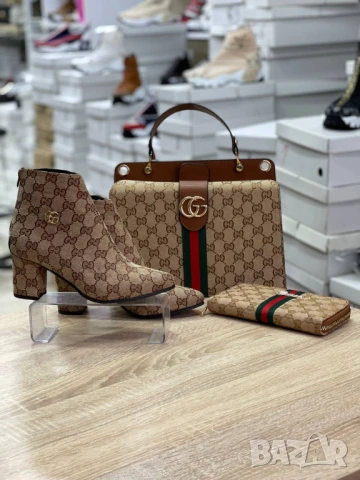 дамски боти gucci burberry louis vuitton, снимка 2 - Дамски боти - 51427595