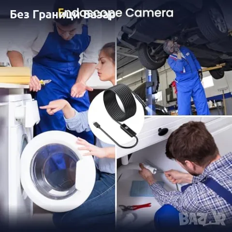 Нов Ендоскоп Камера 6.9 мм – Висока Резолюция, 5м Кабел, iOS/Android, снимка 6 - Други инструменти - 49483841