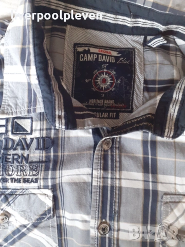 👉Camp David Original L ефектна, снимка 8 - Ризи - 53491036