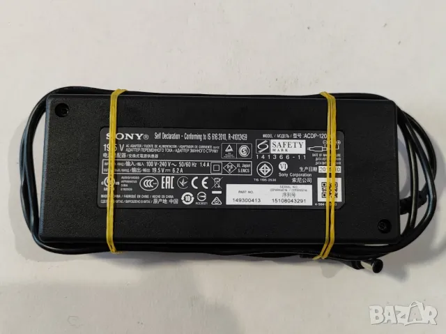 Оригинално зарядно за SONY 19.5V / 6.2A / 120W, снимка 4 - Лаптоп аксесоари - 48354827